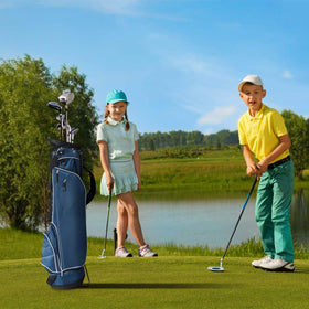 Generic Salches golf stand bag blue foot base, stable stand on surfaces