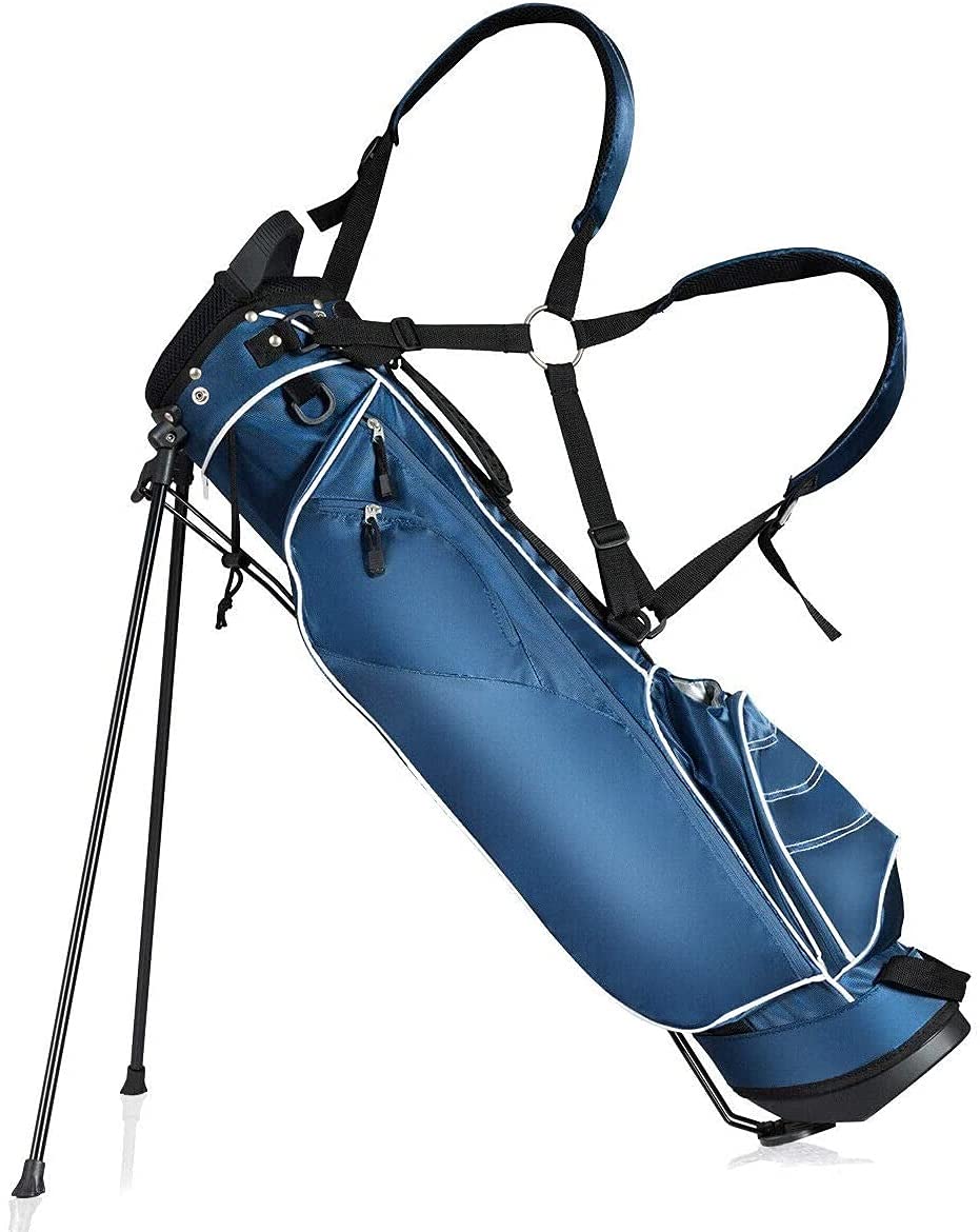 Generic Salches golf stand bag front view, easy carry
