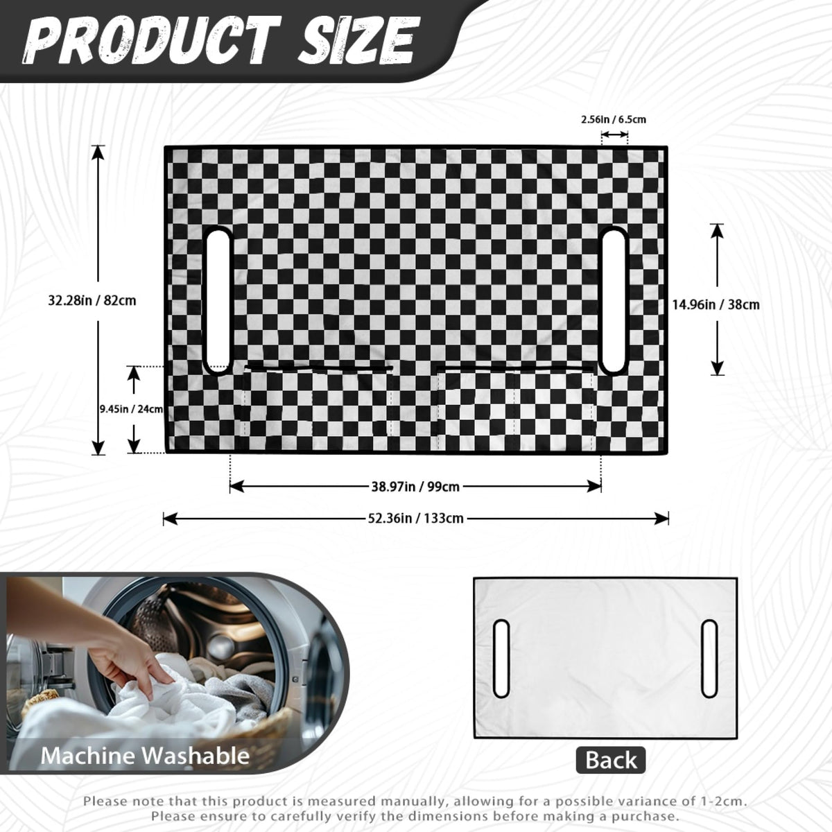 Generic seat cover protects the original seat from wear and scuffs.