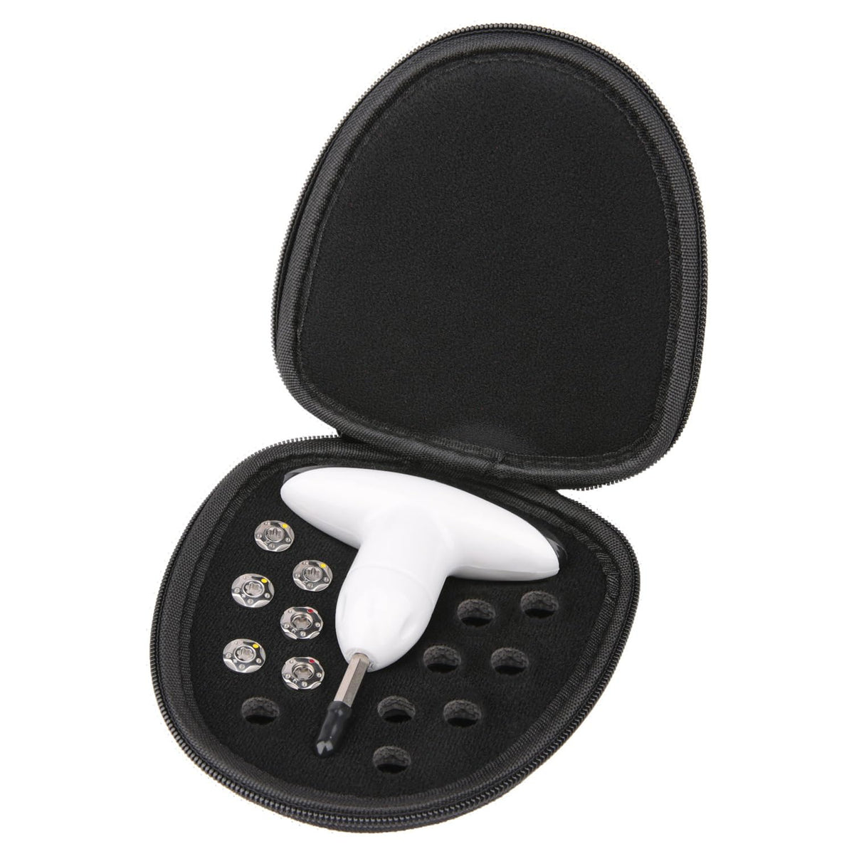 Generic silver golf weights kit for Spider putter with precise grams for tuning feel.