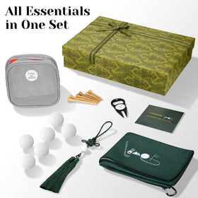 Generic six practice balls and tees for realistic range sessions