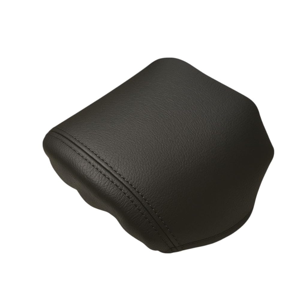 Generic leather armrest cover for Corvette C6, front view, enhanced interior look