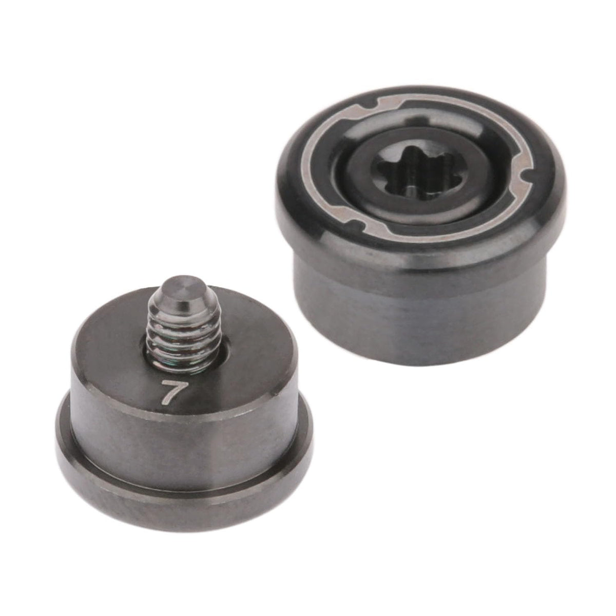 Generic Spider Tour weights case organized for quick on-course adjustments