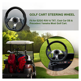 Generic steering wheel gray finish adds a sleek, modern look.