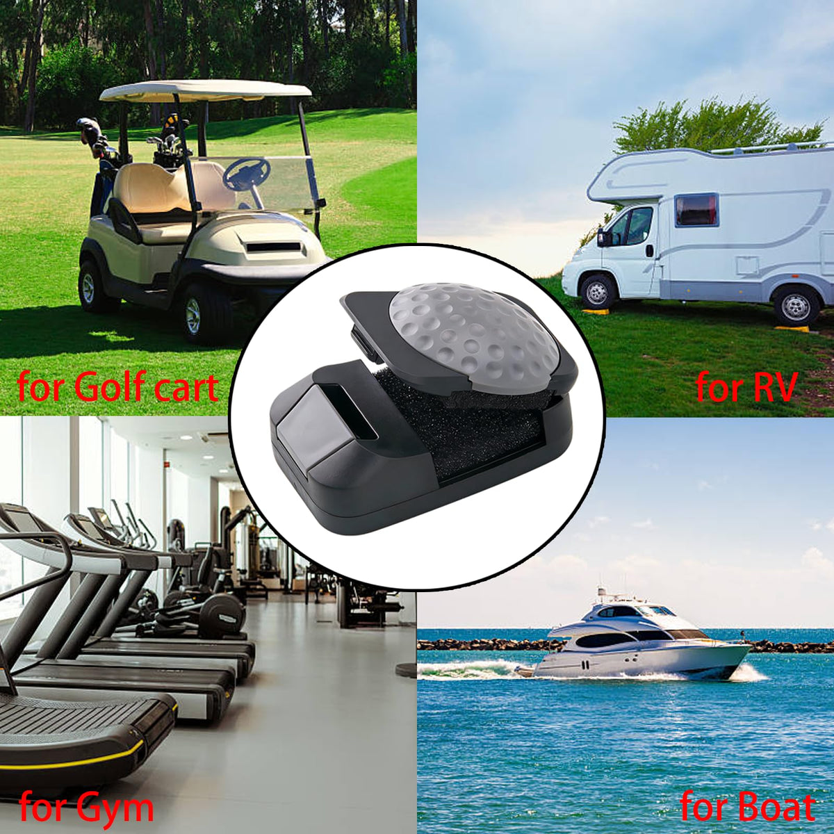 Fits various golf carts and wears well in sun and rain.