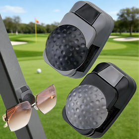 Generic Sunglasses Holder for Golf Cart with magnets keeps sunglasses secure during swings.