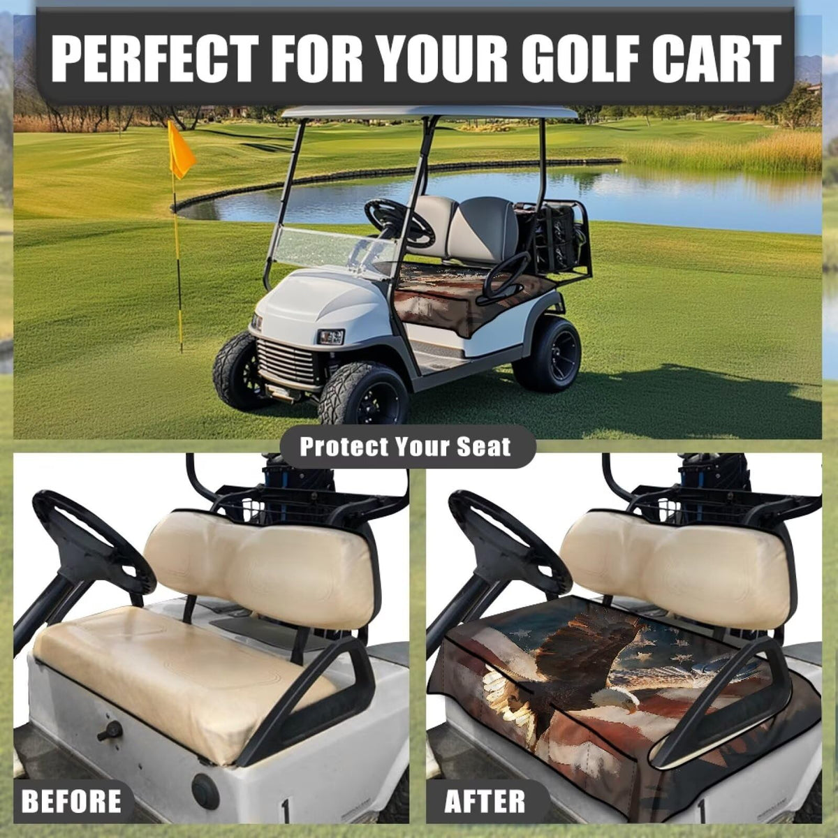 Generic thickened seat cover delivers soft comfort and durable wear resistance.