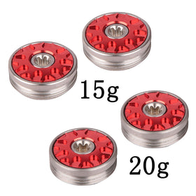 Generic weights use three-circle thread for secure installation
