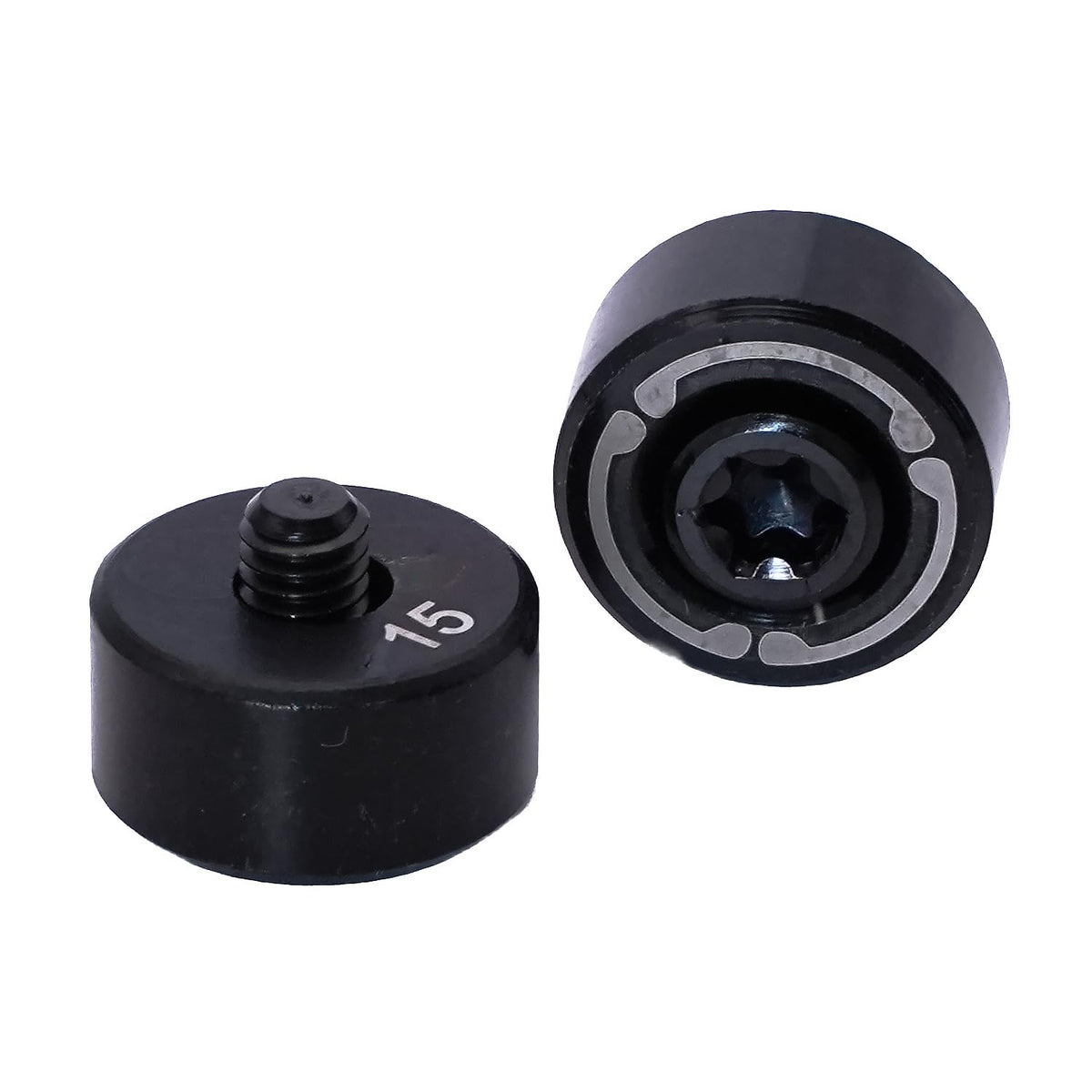 Generic two 15g golf weights for Taylormade Spider Tour putters, improving balance and feel.