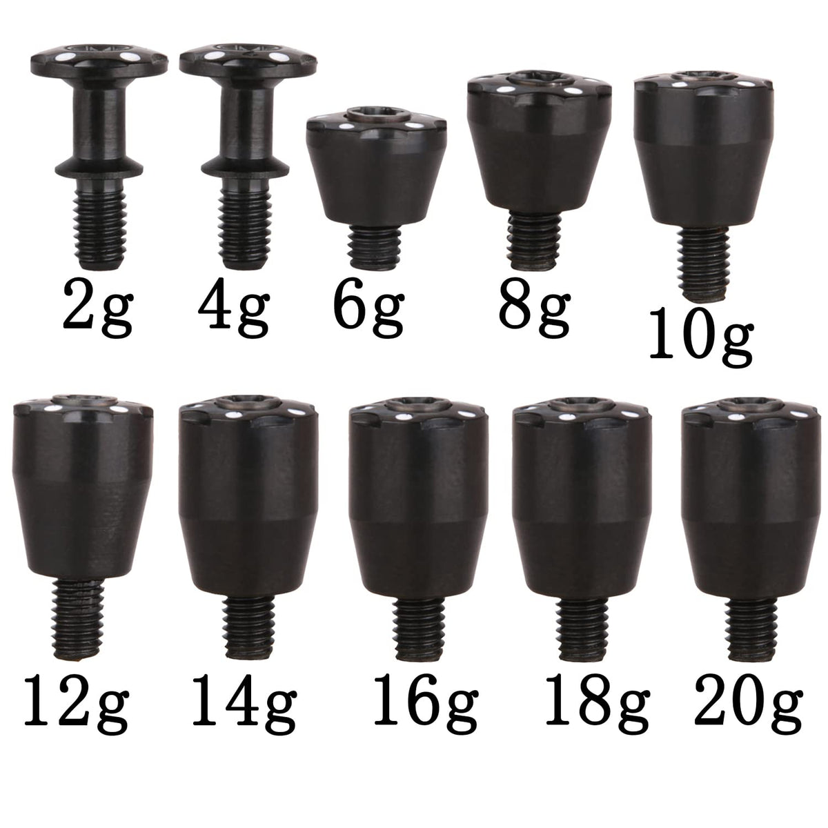 Generic two-piece pack ideal for quick weight changes and tuning sessions.