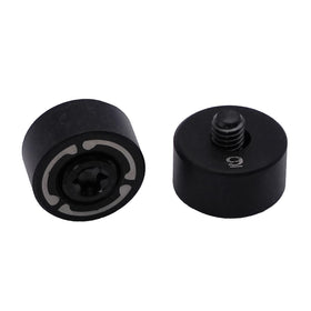 Generic two-piece 9g weight with black circle and screw, designed for simple installation.