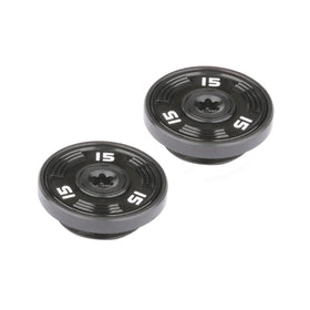 Generic two 15g black TP Reserve putter weights enhance customization and on-course feel