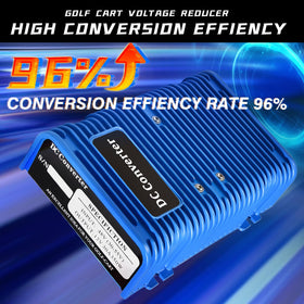 Generic voltage reducer input ports for easy 36–48V connections