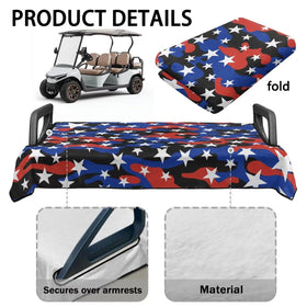 Generic waterproof covers fit Club Cars, UTVs, and resort vehicles.