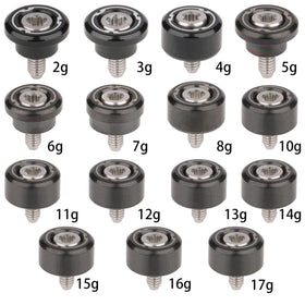 Generic small screw and weight image shows secure attachment method.