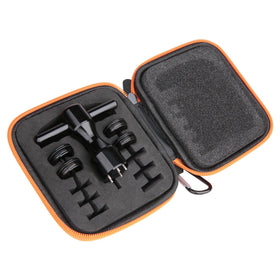 Generic weights kit case and wrench included for easy installation and storage.