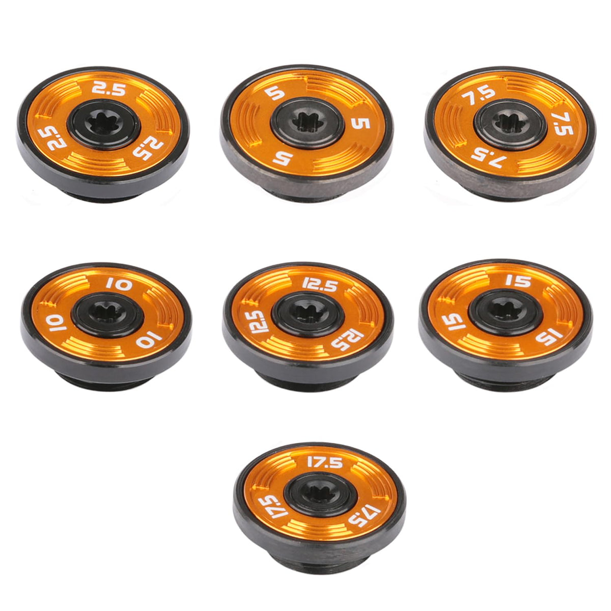 Generic golf weight wrench and case for easy on-site weight changes.