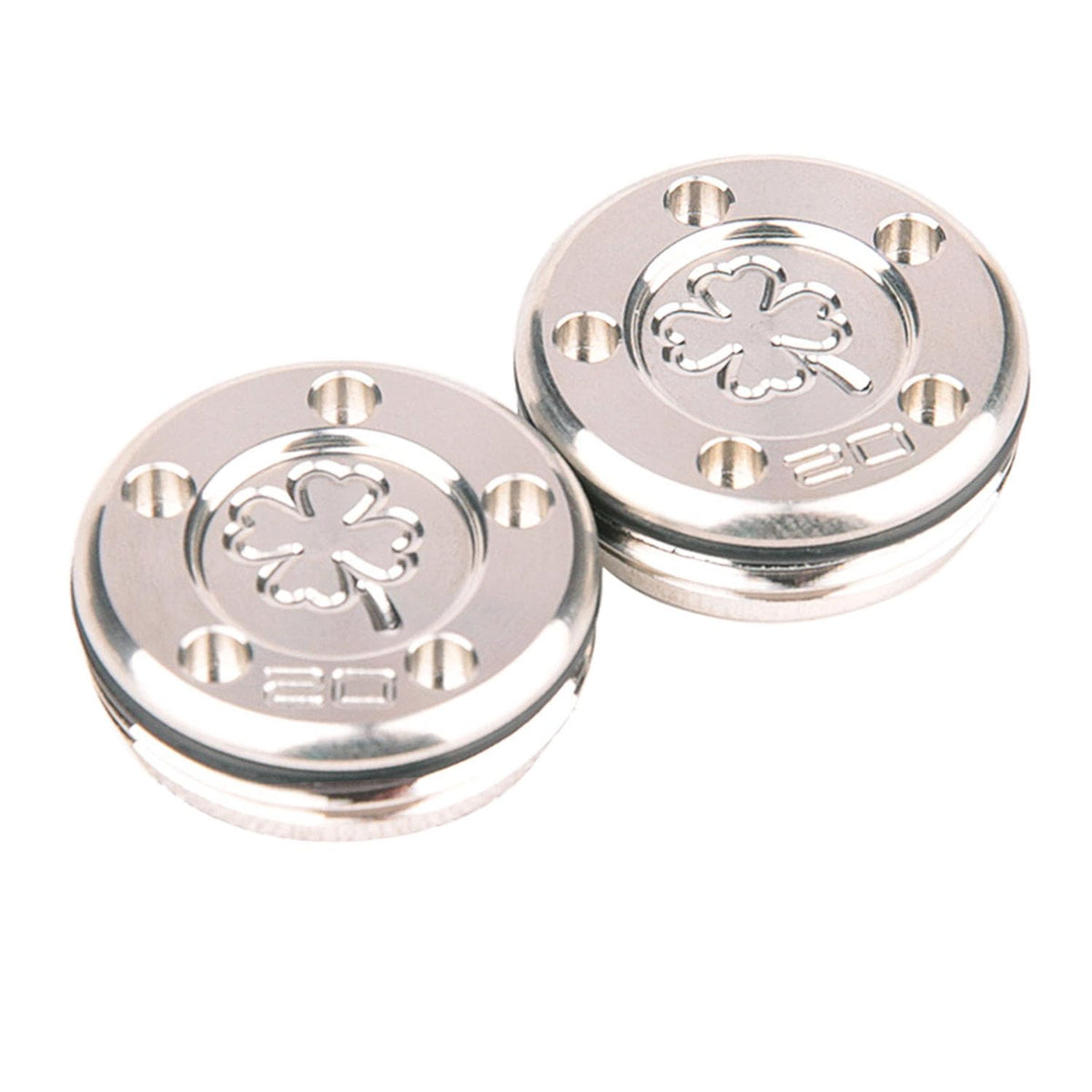 Generic included wrench enables quick weight changes on putter.