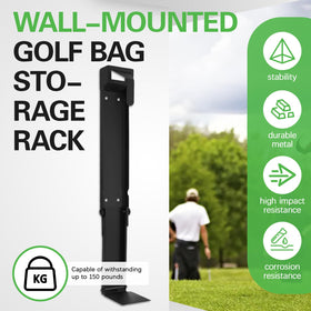 Genisai 55 lb capacity golf storage for full bags and shoes