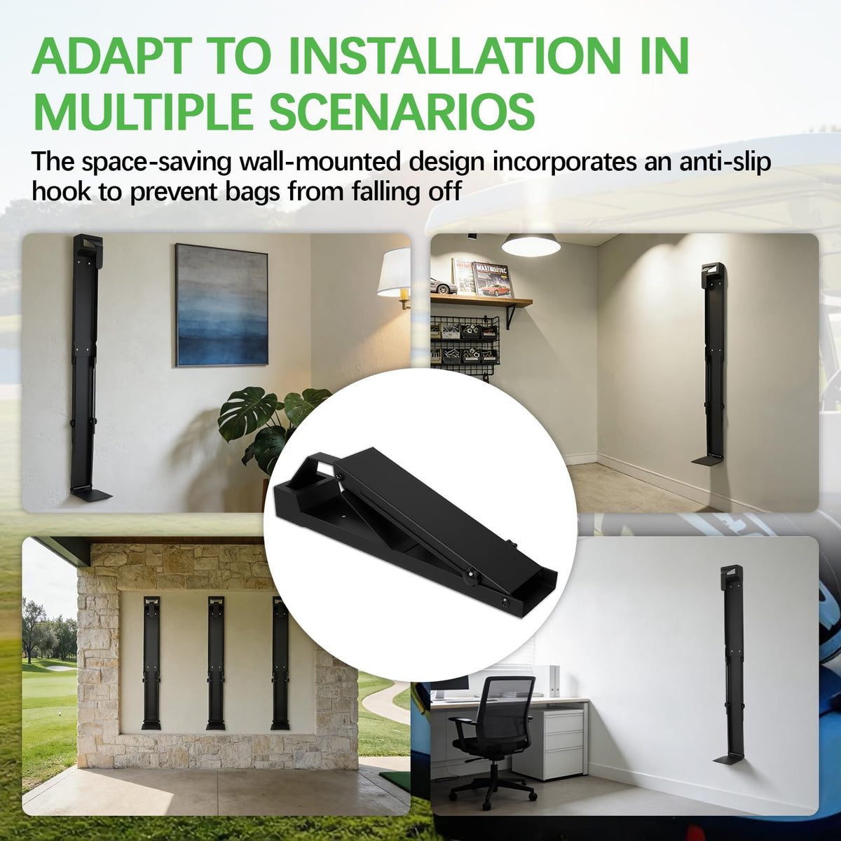 Genisai versatile golf storage for home, garage, or pro shop
