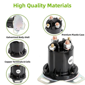 GENOUR 48V solenoid copper contacts ensuring reliable starts.