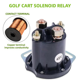 GENOUR solenoid packaging with mounting nuts and washers.