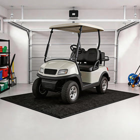 GENOUR anti-slip backing keeps the mat in place during vehicle parking