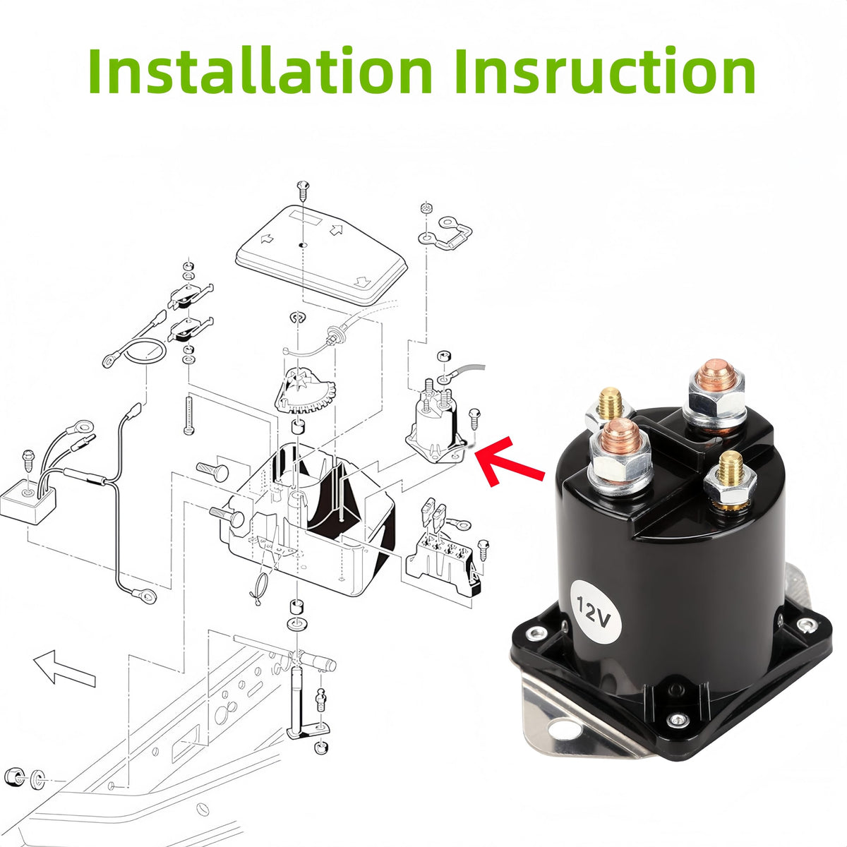 GENOUR Club Car DS compatibility image confirms exact OEM-fit swap.