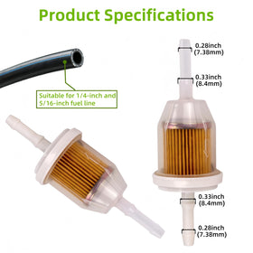 GENOUR EZGO fuel filter keeps fuel delivery clean and efficient