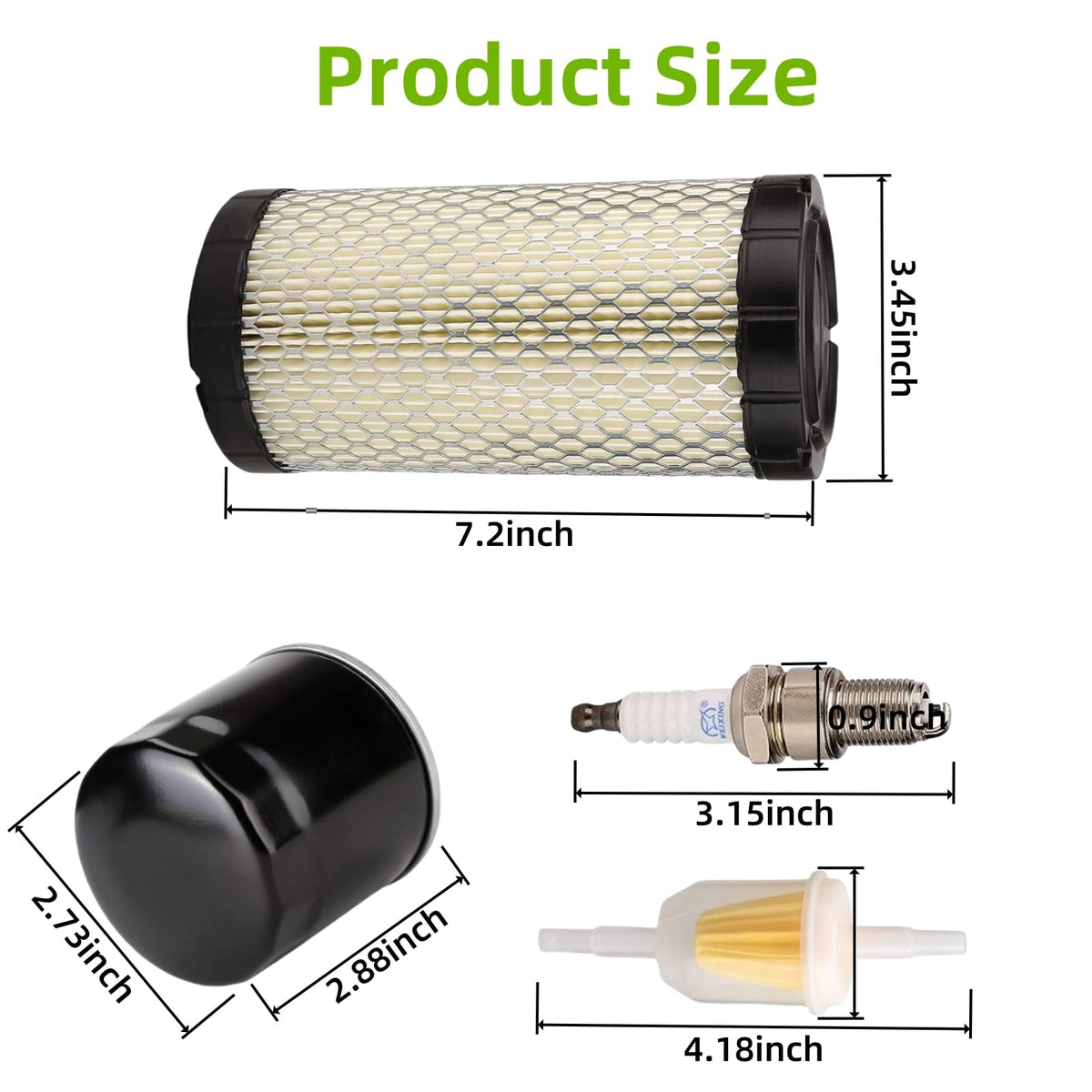 GENOUR EZGO TXT oil filter for durable engine protection and easy maintenance