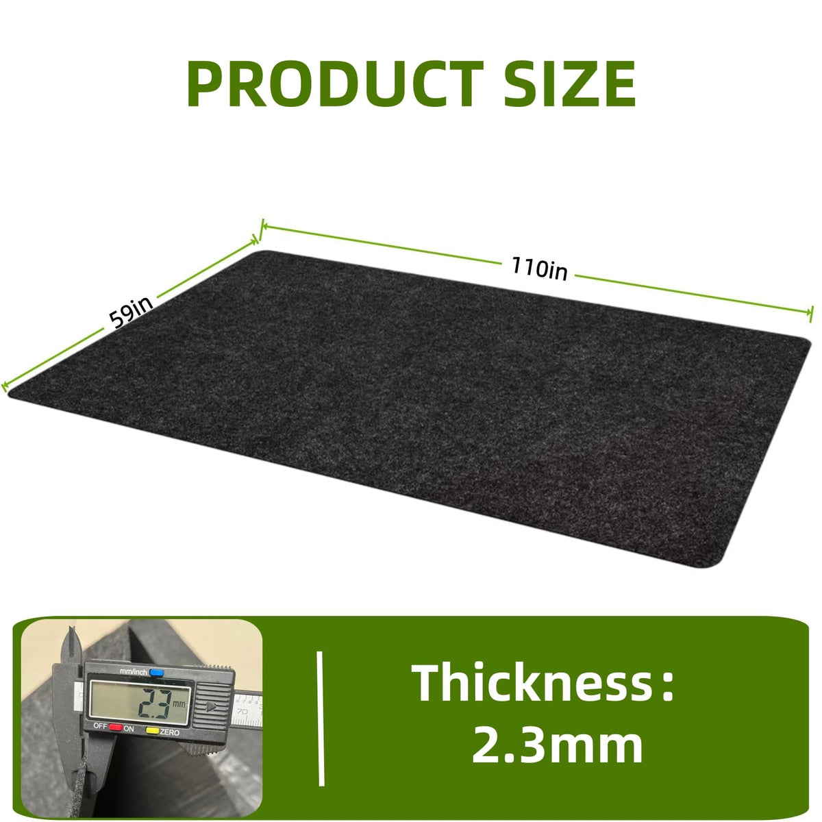 GENOUR heavy-duty thickened material resists tears for long-term use