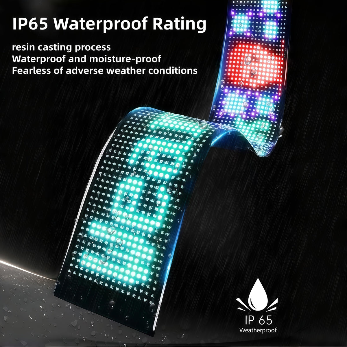 GENOUR IP67 waterproof panel withstands rain and dust