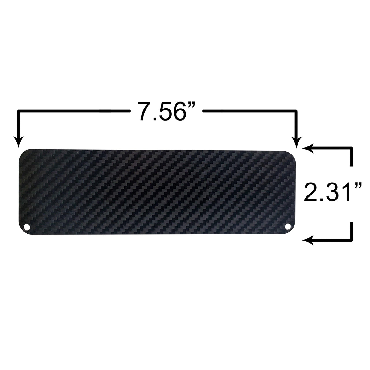 Genuine carbon fiber console plate reduces weight while boosting durability.