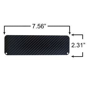 Genuine carbon fiber console plate reduces weight while boosting durability.