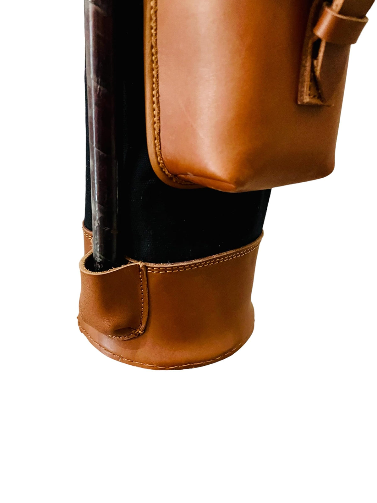 Geoffrey leather strap with hanging loop for easy carry