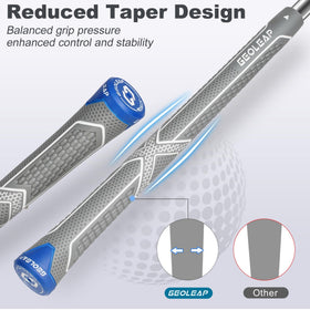 Geoleap ACX reduced taper design enhances uniform grip feel