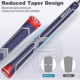 Geoleap ACX reduced taper design delivers uniform feel and better control