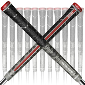Geoleap golf grips set with back rib for enhanced control