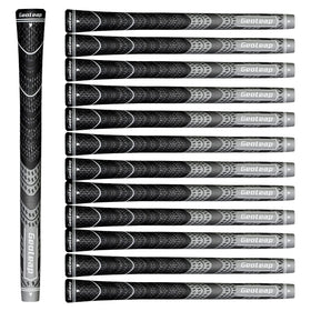 Geoleap golf grips 13-pack top view with cord-rubber hybrid for all-weather grip.