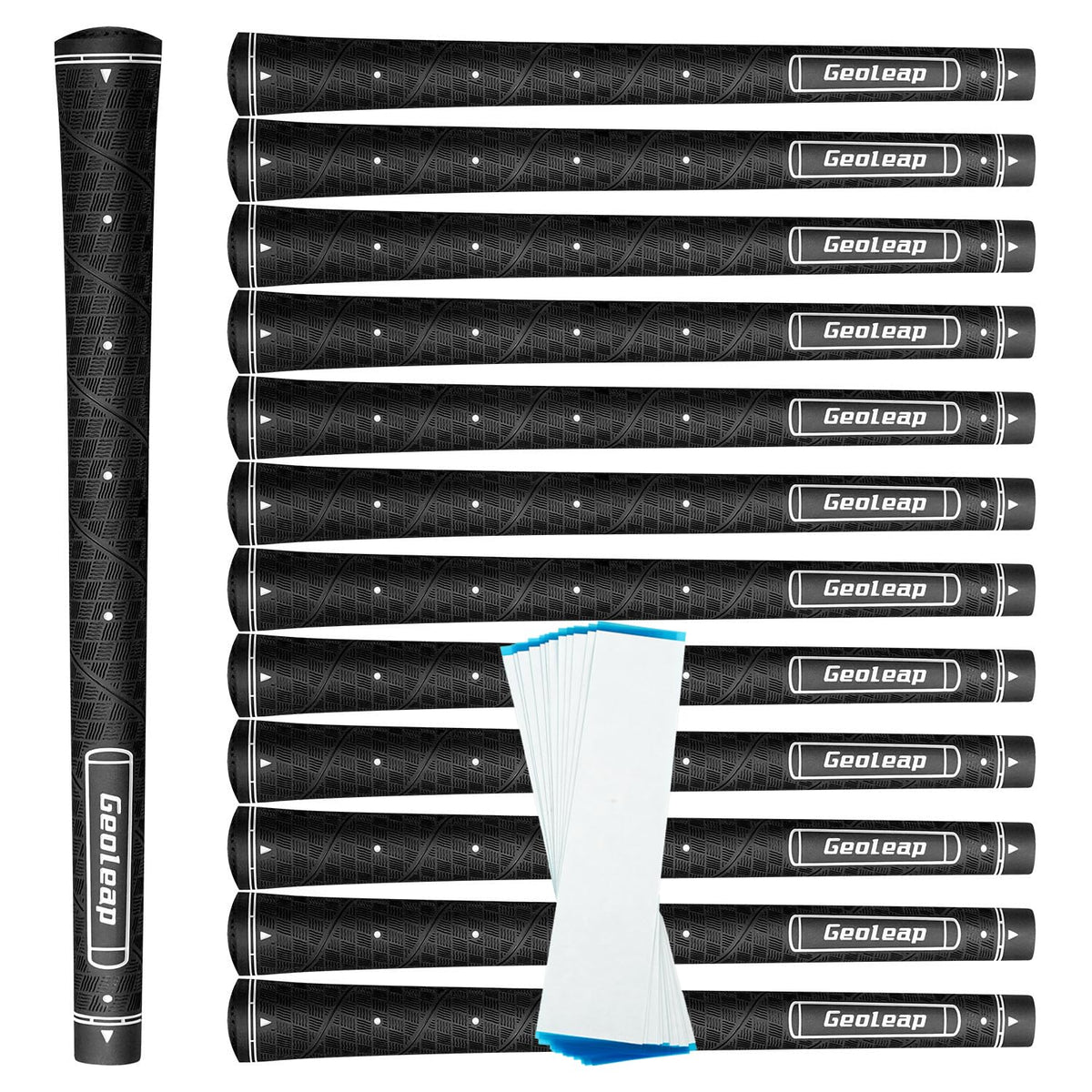 Geoleap golf grips 13-pack for steady hand placement and confident swings