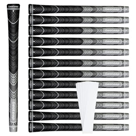 Geoleap golf grips 13-set with tapes for strong hold and easy regripping