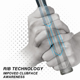 Geoleap back rib close-up demonstrates enhanced gripping surface control.