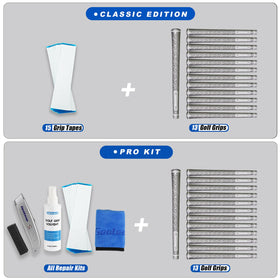 Geoleap durable grips with corrugated texture for lasting control.