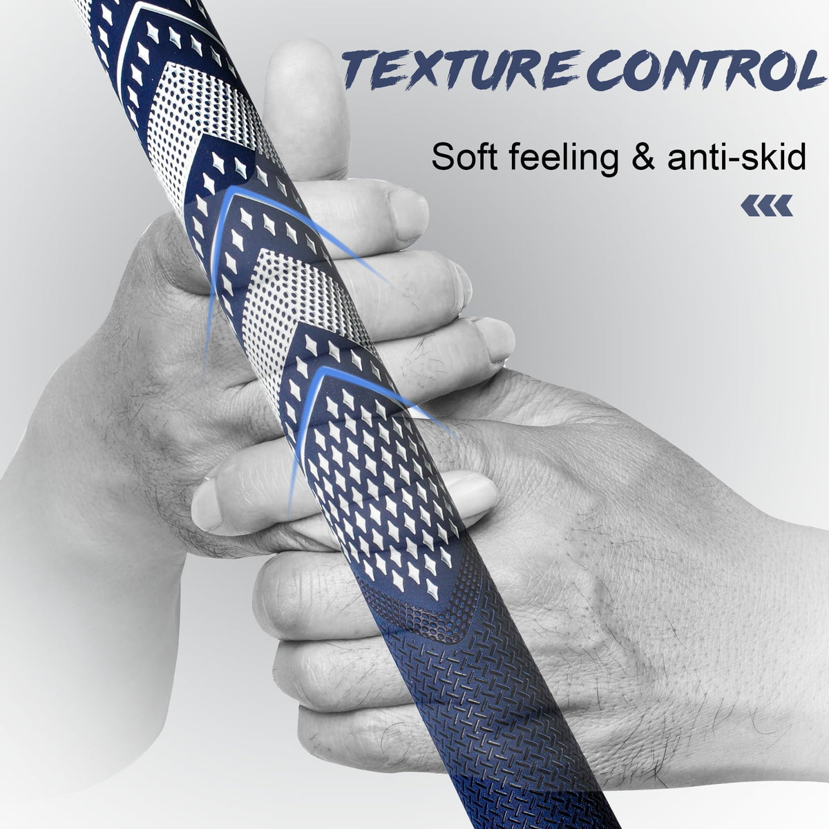 Geoleap reduced-taper design reduces hand pressure for fluid swing