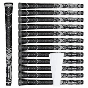 Geoleap golf grips set 13 with cords texture for steady swings in moisture