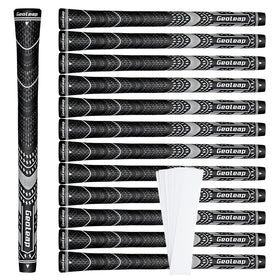 Geoleap golf grips with tapes offering secure regrip and lasting bond