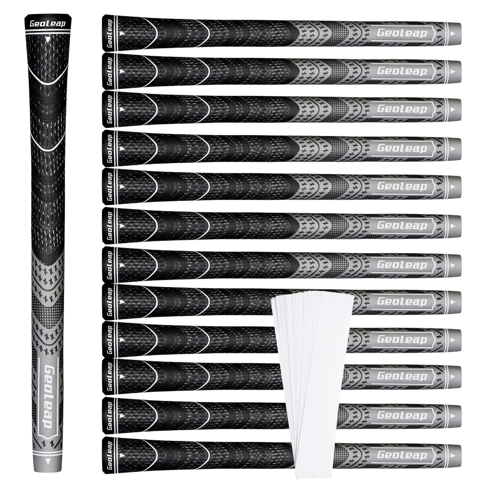 Geoleap golf grips set with tapes for easy regripping and lasting hold