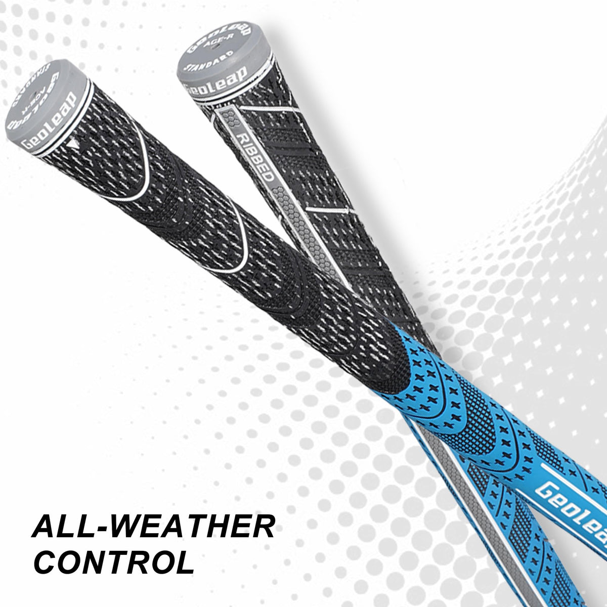 Geoleap grip texture close-up shows microtexture for confident grip.