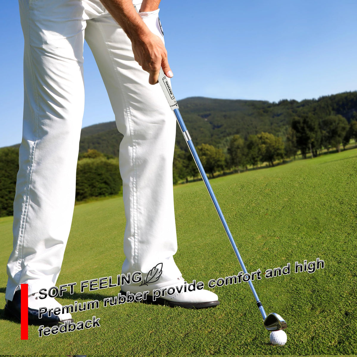 Geoleap grip memory-point – close view of dot guides for consistent hand position.