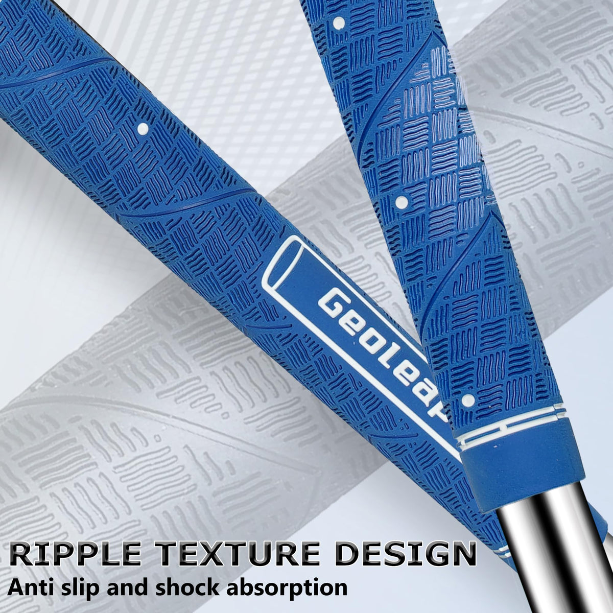Geoleap grip tape kit with 15 tapes for easy re-gripping and clean removal.